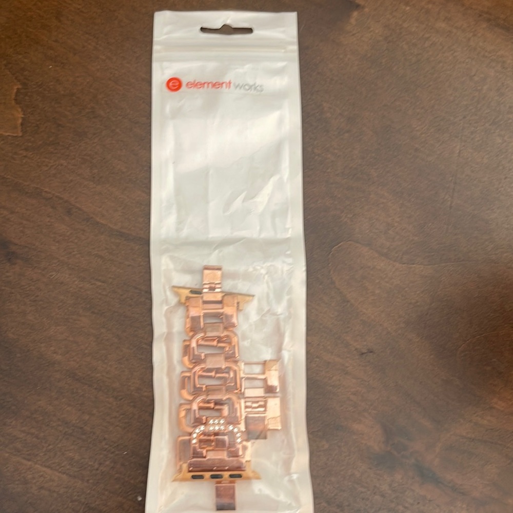 Watch rose gold band